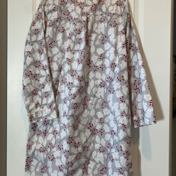 Garnet Hill Flannel NIghtgown - Picture 3 of 3